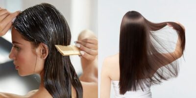 3 produtos deixam o cabelo liso sem sair de casa (Reprodução: Montagem TV Foco)