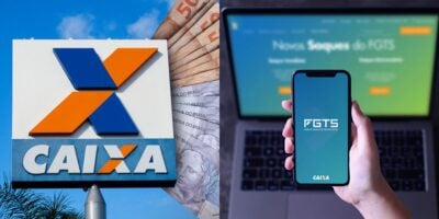 Caixa libera saque do FGTS hoje (04) (Reprodução: Montagem TV Foco)