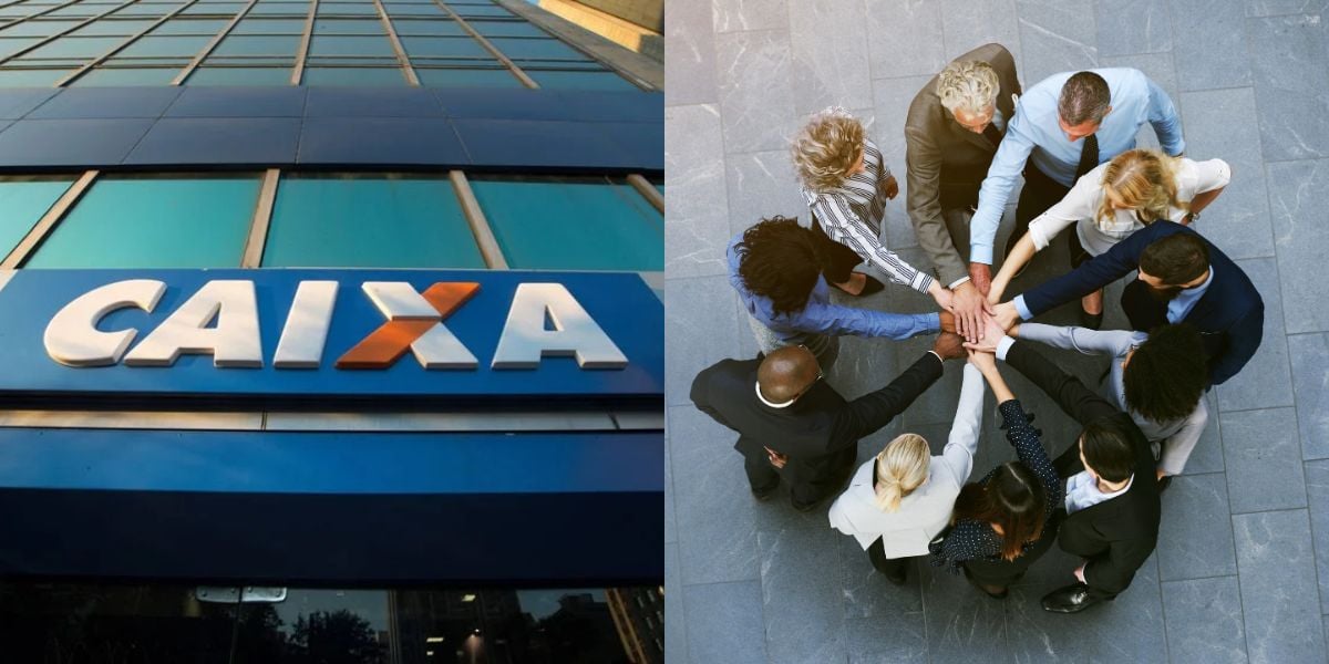 Caixa comunica liberação de benefício à lista de trabalhadores (Reprodução: Montagem TV Foco)