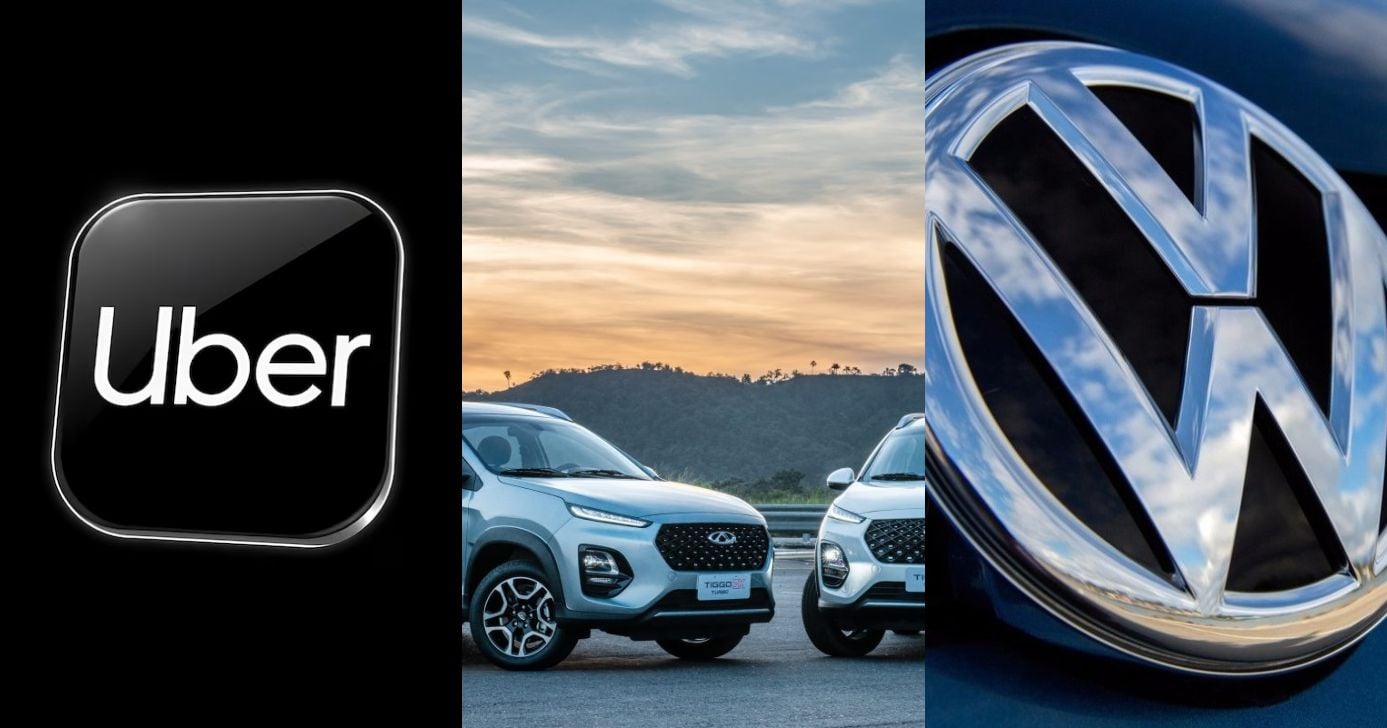 5 carros 0km mais baratos aceitos no Uber Black - Foto: Montagem