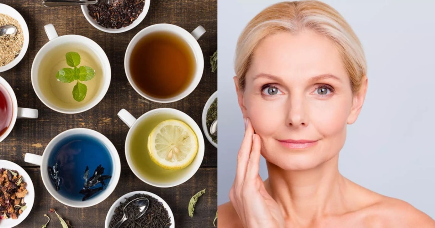3 chás naturais que rejuvenescem pele das mulheres 50+ - Montagem/TV FOCO