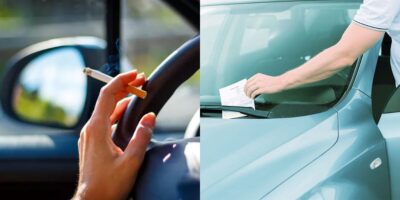 Quem fuma toma multa por conta dessa atitude (Reprodução: Montagem TV Foco)