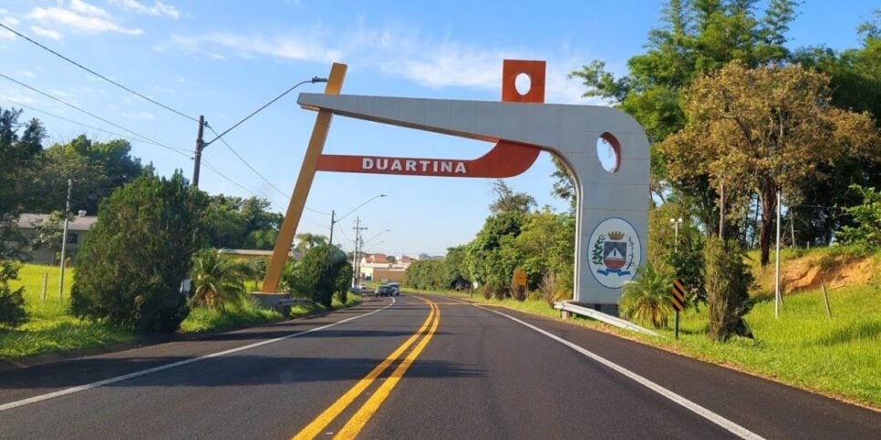 Cidade de Duartina no interior de São Paulo (Reprodução: Divulgação)