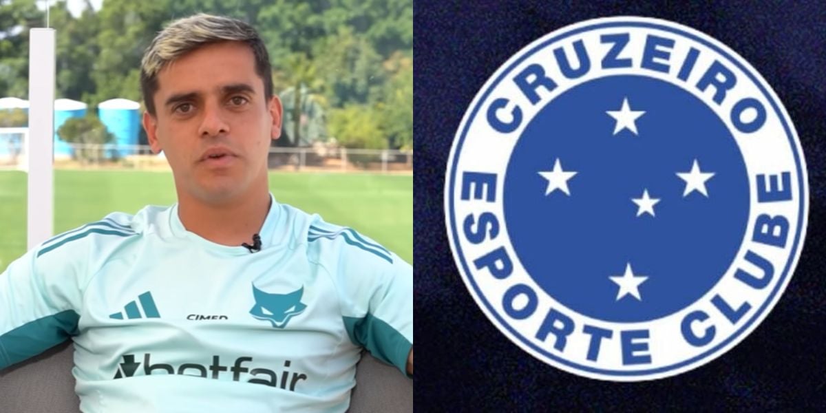 Fagner e atacante fora do Cruzeiro hoje (Reprodução: TV Cruzeiro)