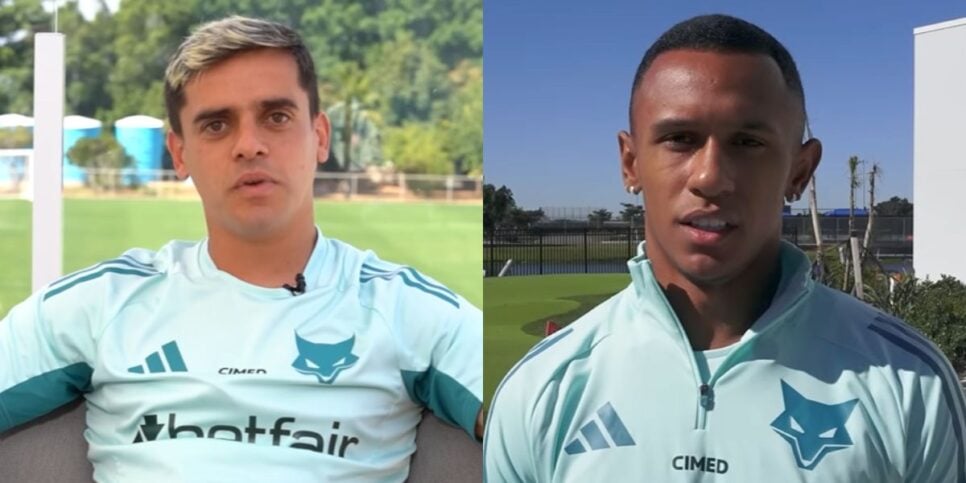 Fagner e Marquinhos estão fora do jogo contra o Corinthians (Reprodução: TV Cruzeiro)