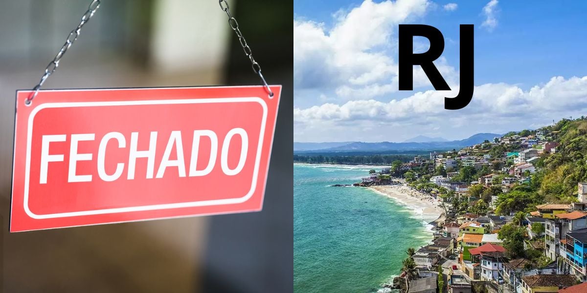 Restaurante obrigado a fechar no Rio de Janeiro (Reprodução: Montagem TV Foco)