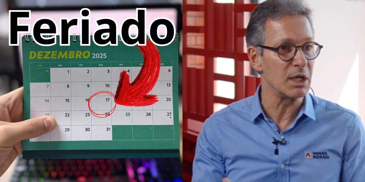 Feriado em cidades de MG e Romeu Zema ciente (Reprodução: Metrópoles / Youtube)