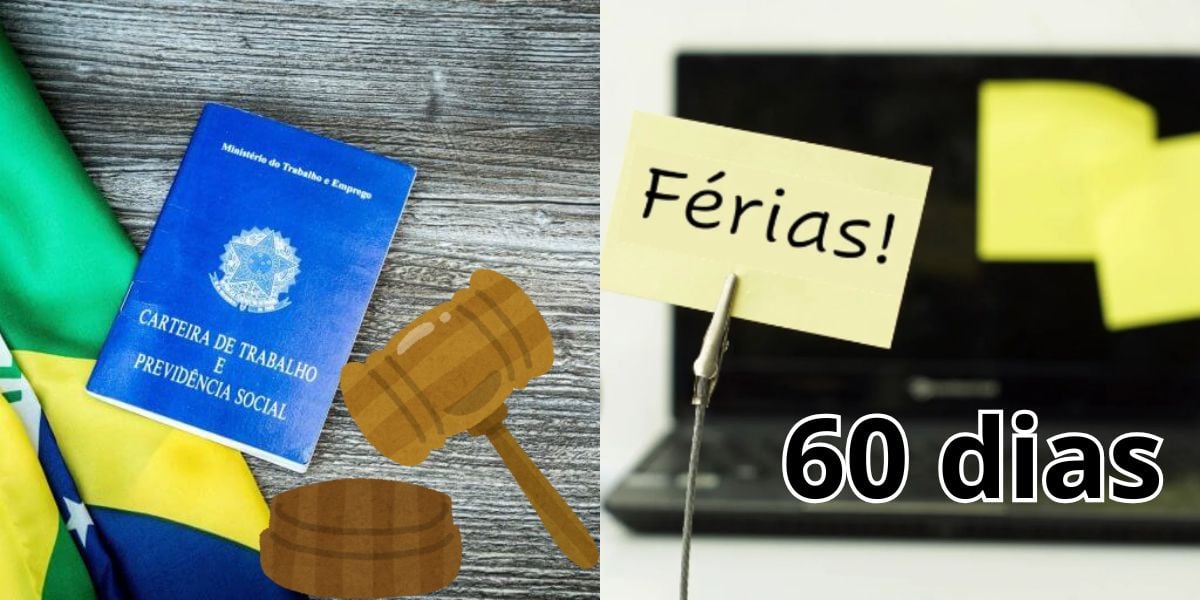 60 dias de férias à lista de trabalhadores em 2025 (Reprodução: Montagem TV Foco)