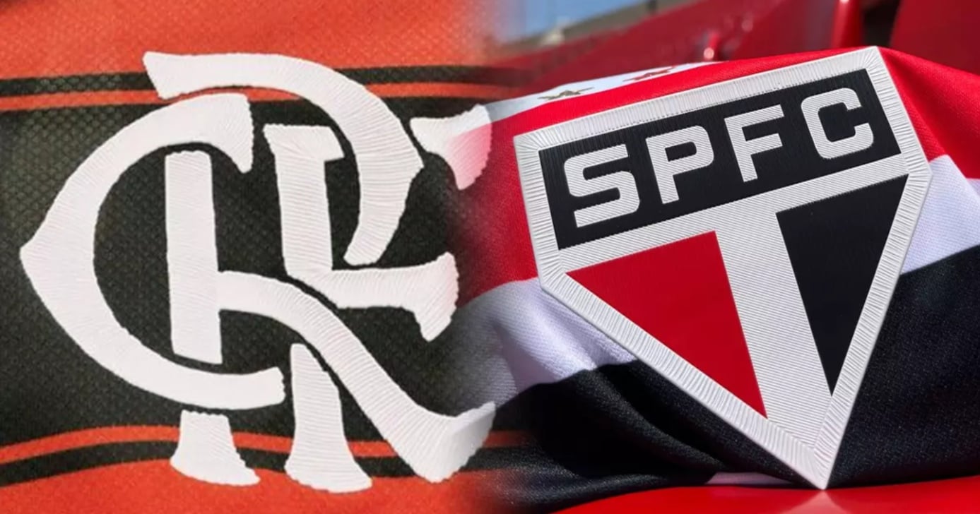 Flamengo e São Paulo - Foto: Internet