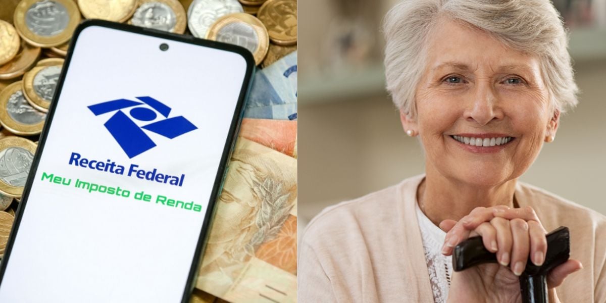 Plano de lei para isentar Imposto de Renda dos idosos (Reprodução: Montagem TV Foco)
