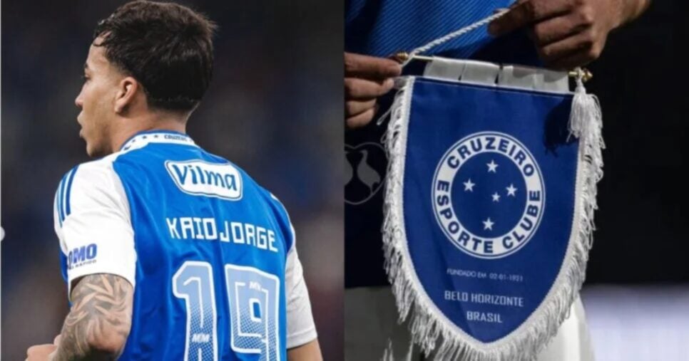 Kaio Jorge no Cruzeiro - Foto: Montagem/Instagram