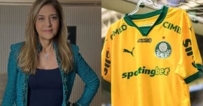 Leila aprova mudança no Palmeiras com venda de volante e lateral antes de 2026 - Montagem/Instagram