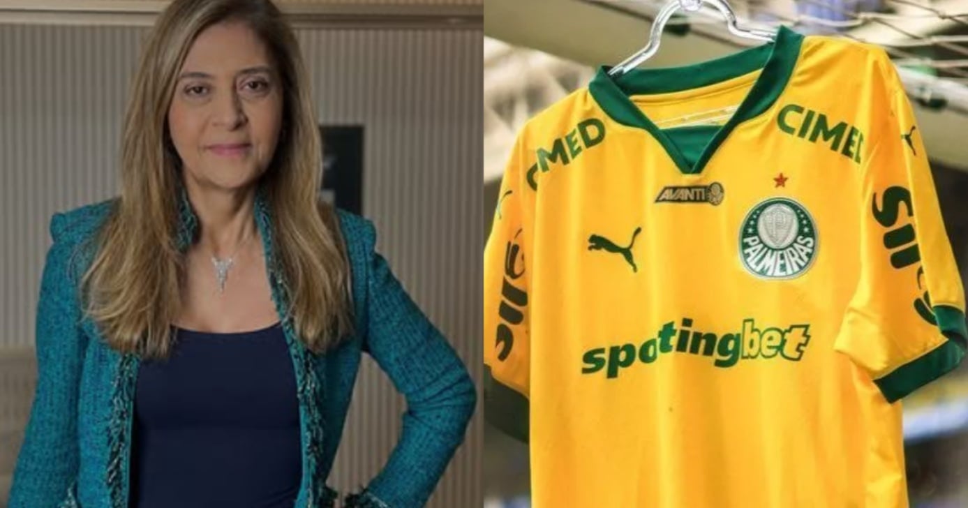 Leila aprova mudança no Palmeiras com venda de volante e lateral antes de 2026 - Montagem/Instagram