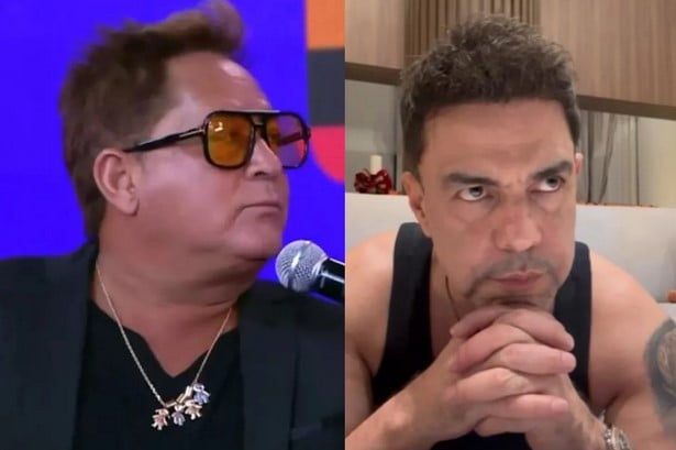 Leonardo e Zezé Di Camargo (Foto: Reprodução / Jovem Pan / Instagram)