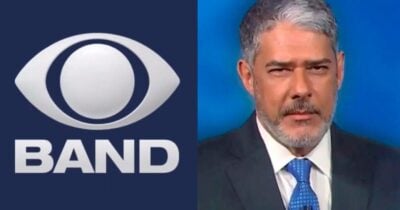 Logo da Band e Bonner (Foto: Reprodução / Band / Globo)