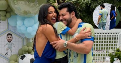 Gabriela, Murilo e Leo, filho de Marília Mendonça (Foto: Reprodução / Instagram)