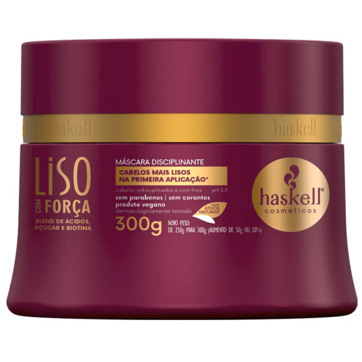 Máscara Liso com Força Haskell (Foto: Reprodução/ Internet)