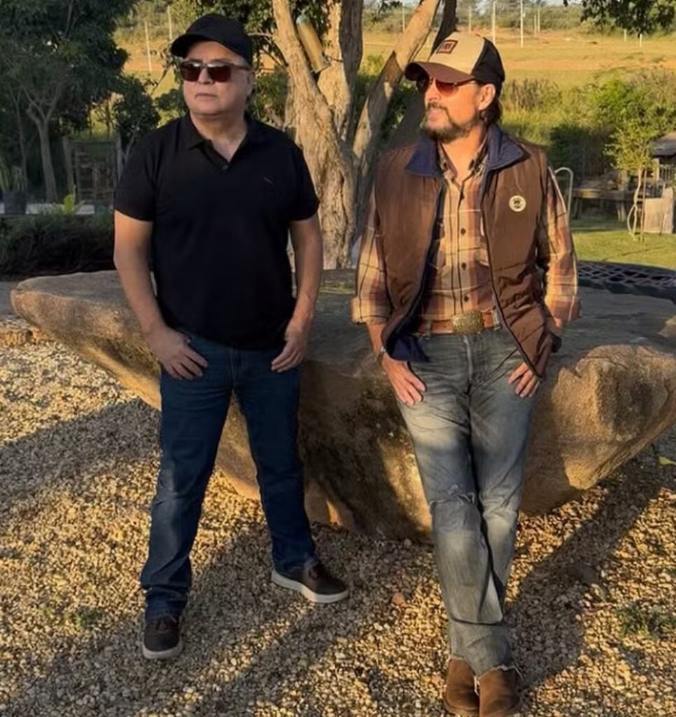 Mauri (à direita), irmão de Chitãozinho e Xororó, morreu neste domingo (Foto: Reprodução/ Instagram)