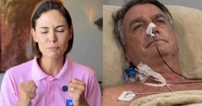 Michelle Bolsonaro e Jair Bolsonaro (Foto: Reprodução / Instagram)