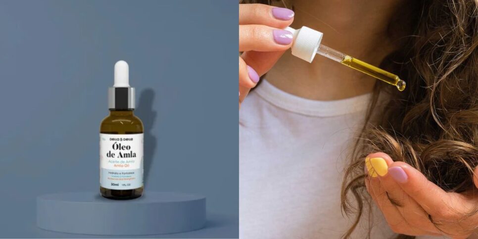 Óleo de amla ajuda a acabar com o cabelo branco (Reprodução: Montagem TV Foco)
