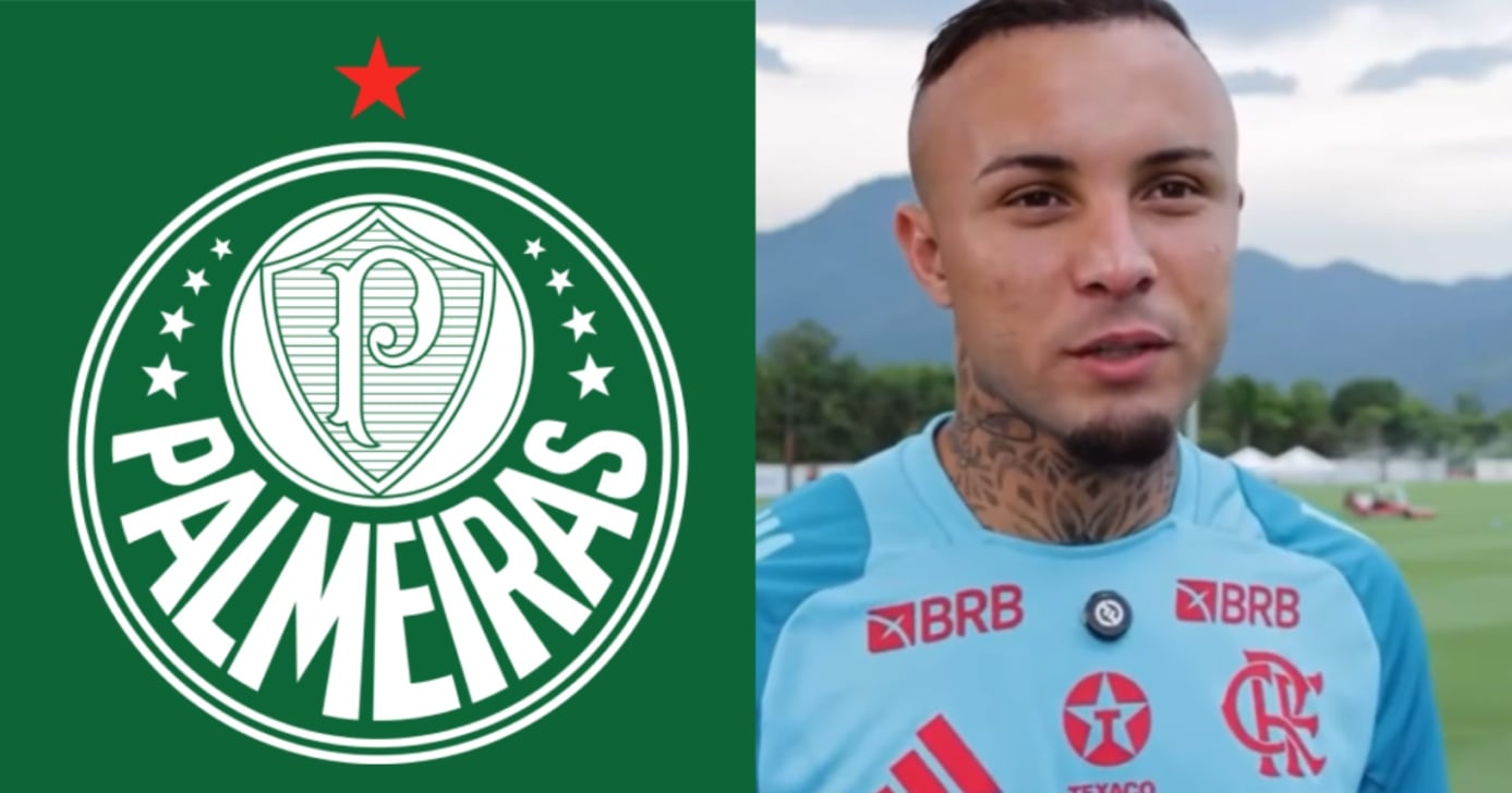 Flamengo aceita vender Cebolinha ao Palmeiras - Montagem/TV FOCO/Instagram