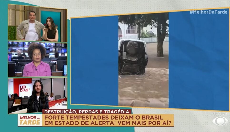 Tragédia assola o Sudeste (Foto: Reprodução / Band)