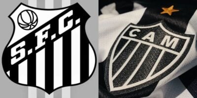 Atacante do Atlético-MG pode jogar no Santos (Reprodução: Montagem TV Foco)