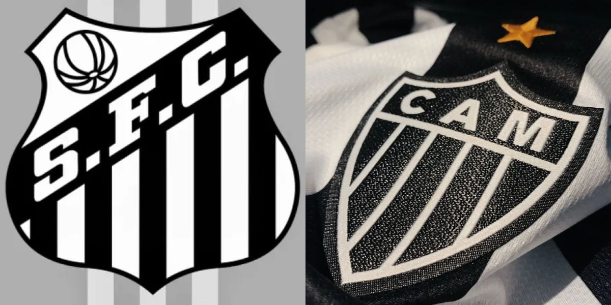 Atacante do Atlético-MG pode jogar no Santos (Reprodução: Montagem TV Foco)