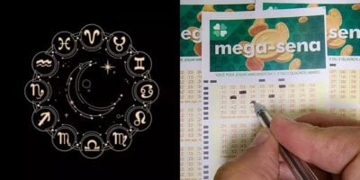 Signos com mais chances de ganhar na Mega-Sena (Reprodução: Montagem TV Foco)