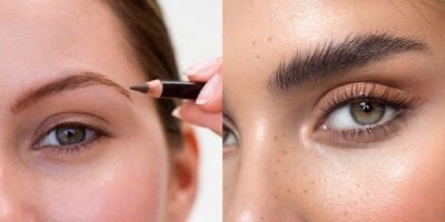 Preencha a sua sobrancelha em 2 minutos com lápis (Reprodução: Montagem TV Foco)