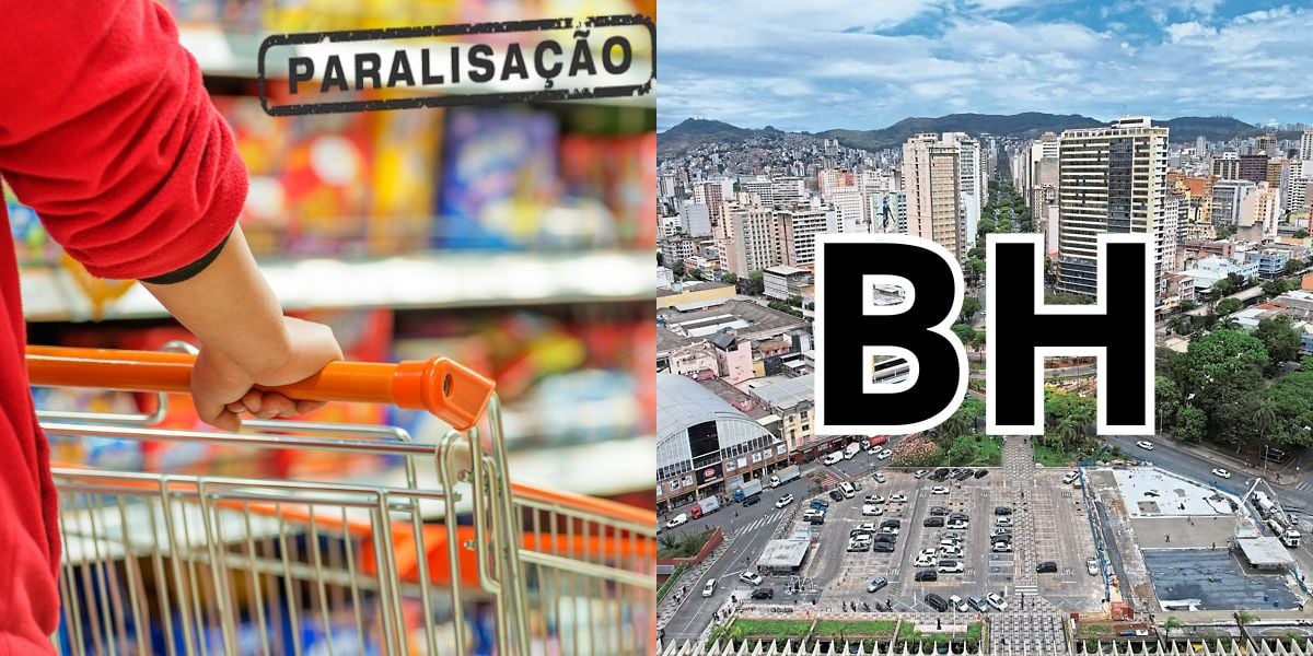 Supermercado em BH obrigado a paralisar em dezembro (Reprodução: Montagem TV Foco)