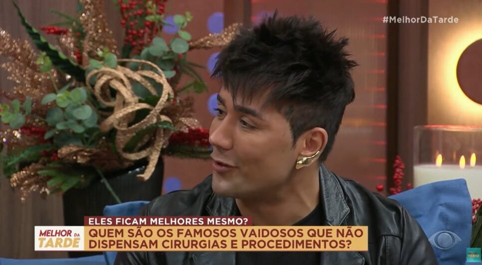 Tiago Piquilo no Melhor da Tarde (Foto: Reprodução / Band)