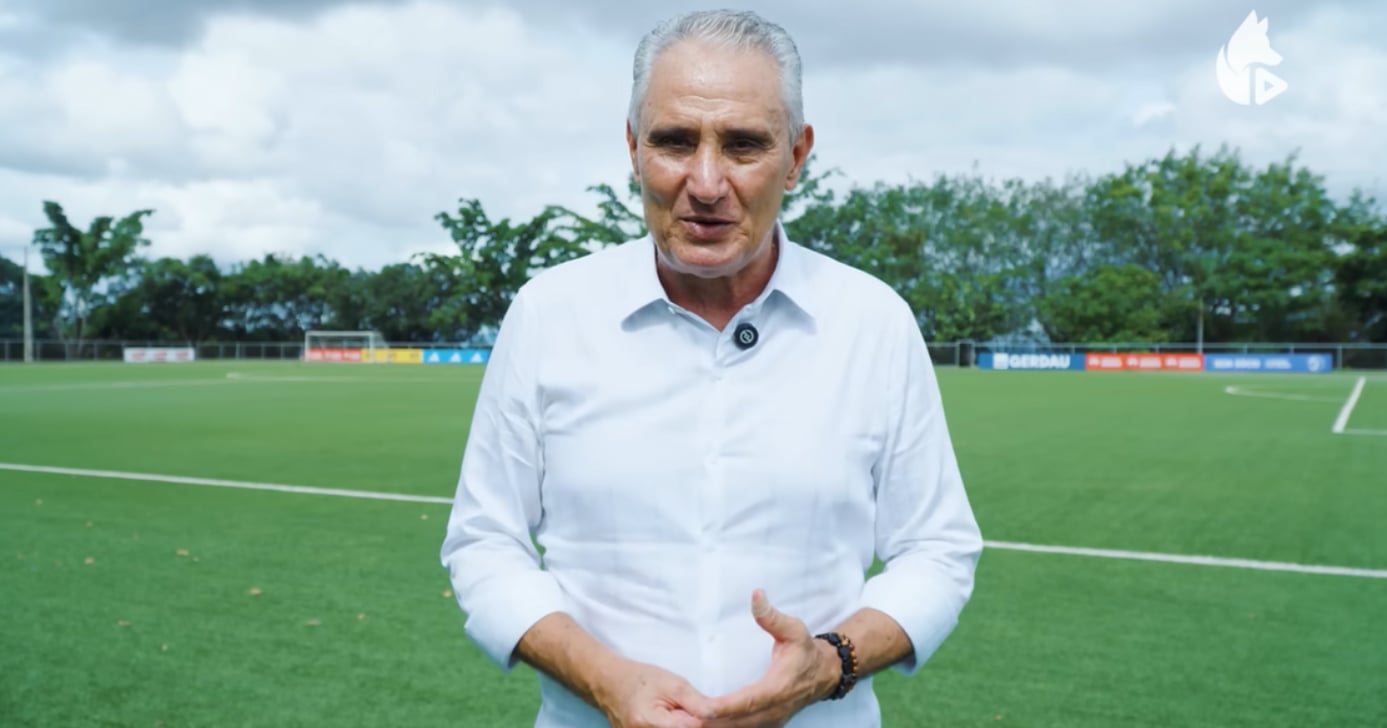 Tite faz decreto no Cruzeiro (Foto: Cruzeiro TV)