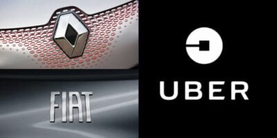 Carros econômicos da Renault e Fiat para trabalhar na Uber (Reprodução: Montagem TV Foco)
