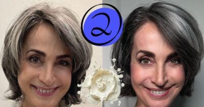 Fim do grisalho sem gastar no salão: alternativa caseira com 2 ingredientes cobre os fios brancos (Foto Reprodução/Montagem/TV Foco/Canva/Paola)