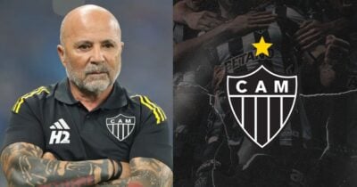 Novo informe do Atlético-MG confirma saída de Sampaoli e lista de jogadores hoje(13) Foto Reprodução/Montagem/TV Foco/Gilson Lobo/AGIF)