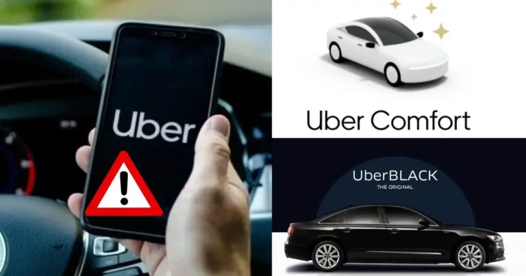 “Não serão aceitos”: Uber comunica novas regras ao Comfort e Black com proibição a motoristas