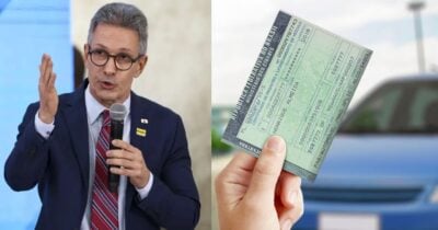 Zema assina nova lei em MG com isenção do IPVA para nova lista em 2026 (Foto Reprodução/Montagem/TV Foco/Marcelo Camargo/Agência Brasil)