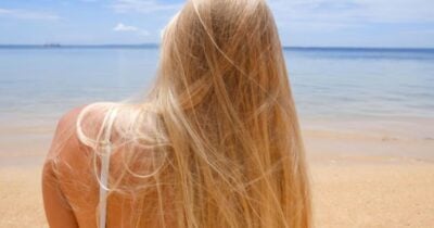 Cabelo loiro na praia - Foto: Internet
