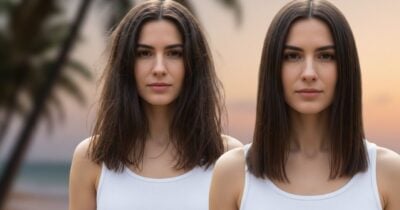 Como evitar que o cabelo fique com frizz (Foto: Montagem TV Foco / GMN)