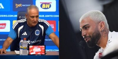 Foto - Montagem TV Foco/ Reprodução Youtube - Cruzeiro TV & Santos TV