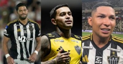 Atlético-MG tem perda de trio matador preparada para 2026 - Montagem/TV FOCO