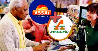 Supermercados são obrigados a darem esse benefício aos idosos (Foto Reprodução/Montagem/TV Foco/Canva/GMN/Freepik/Logos/Lennita)