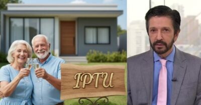 Idosos, IPTU e Ricardo Nunes (Foto: Montagem TV Foco / GMN / Globo)