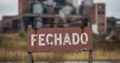 Ilustração fábrica fechada (Foto: Montagem TV Foco / GMN)