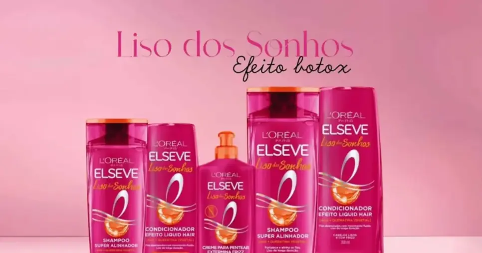 Linha Elseve Liso dos Sonhos - Foto: Divulgação Linha Elseve Liso dos Sonhos - Foto: Divulgação