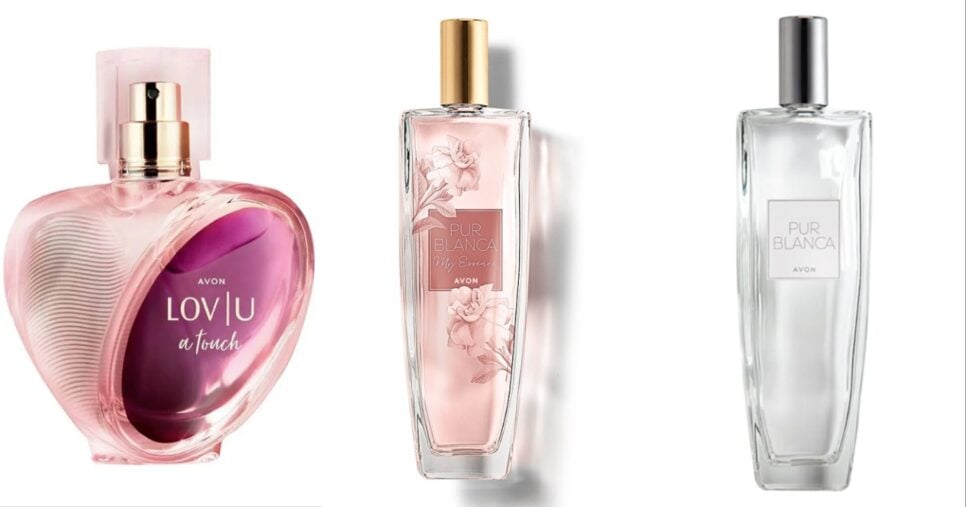 Lov U Touch Deo Parfum, Pur Blanca My Essence Deo Colônia e Pur Blanca Original Deo Colônia (Foto: Reprodução/ Internet)
