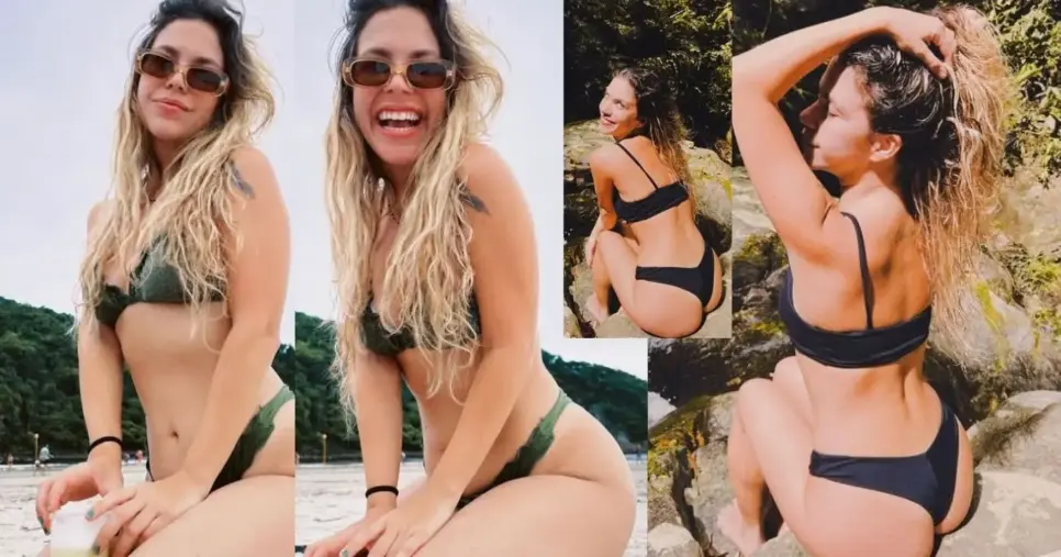 Thais Müller esbanjando beleza de biquíni (Foto Reprodução/Montagem/Instagram/@mullerthais) Thais Müller esbanjando beleza de biquíni (Foto Reprodução/Montagem/Instagram/@mullerthais)