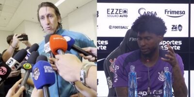 Foto - Montagem TV Foco/ Reprodução Youtube - Corinthians TV & Samuca TV