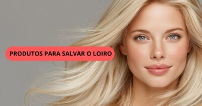 Produtos para cabelo loiro e modelo (Foto: Canva)